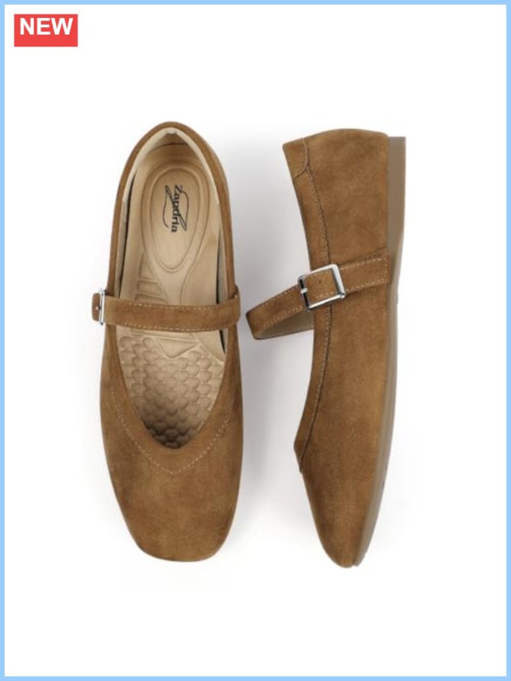 Women's Mary Jane Flats Dressy Slip on Square Toe Ballet Shoes